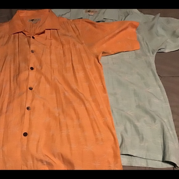 Joe Marlin Other - Colorful short-sleeve bohemian button-ups. Linen feel with a silky smooth look.